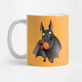 Cute bat with pumpkin Mug